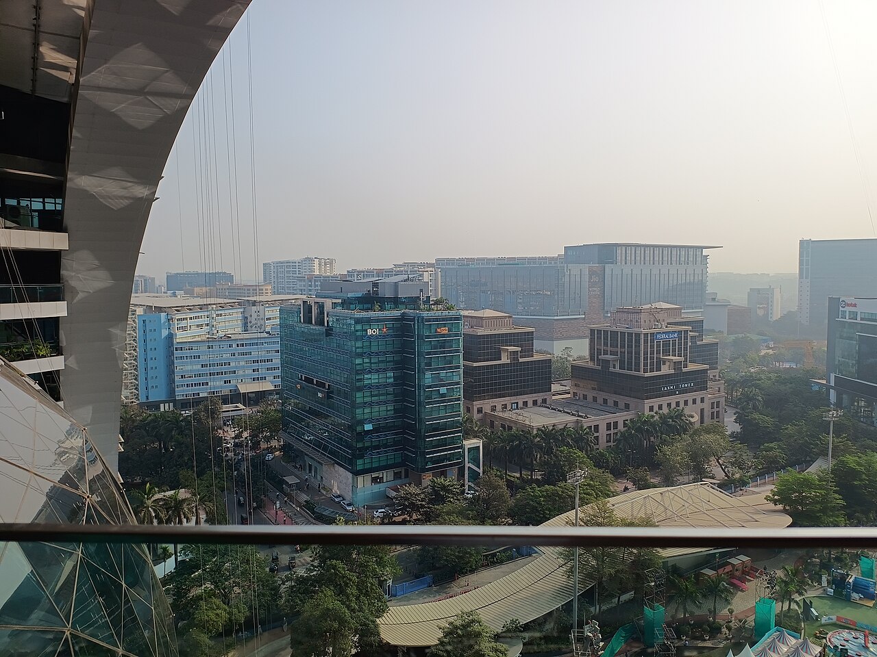 Office towers of Bandra Kurla Complex, Mumbai's banking and financial district