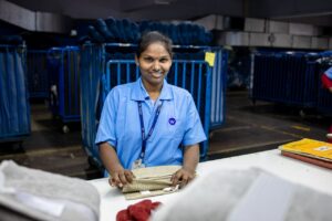 Daily spot payment jobs in Hyderabad - woman worker in warehouse daily wage employment