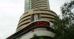 Bombay Stock Exchange building in Mumbai, India