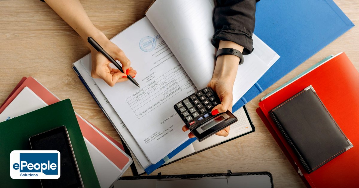 Remote Onboarding India Gulf 2026: Key Strategies - accountant analyzing financial documents with a calculator on a desk